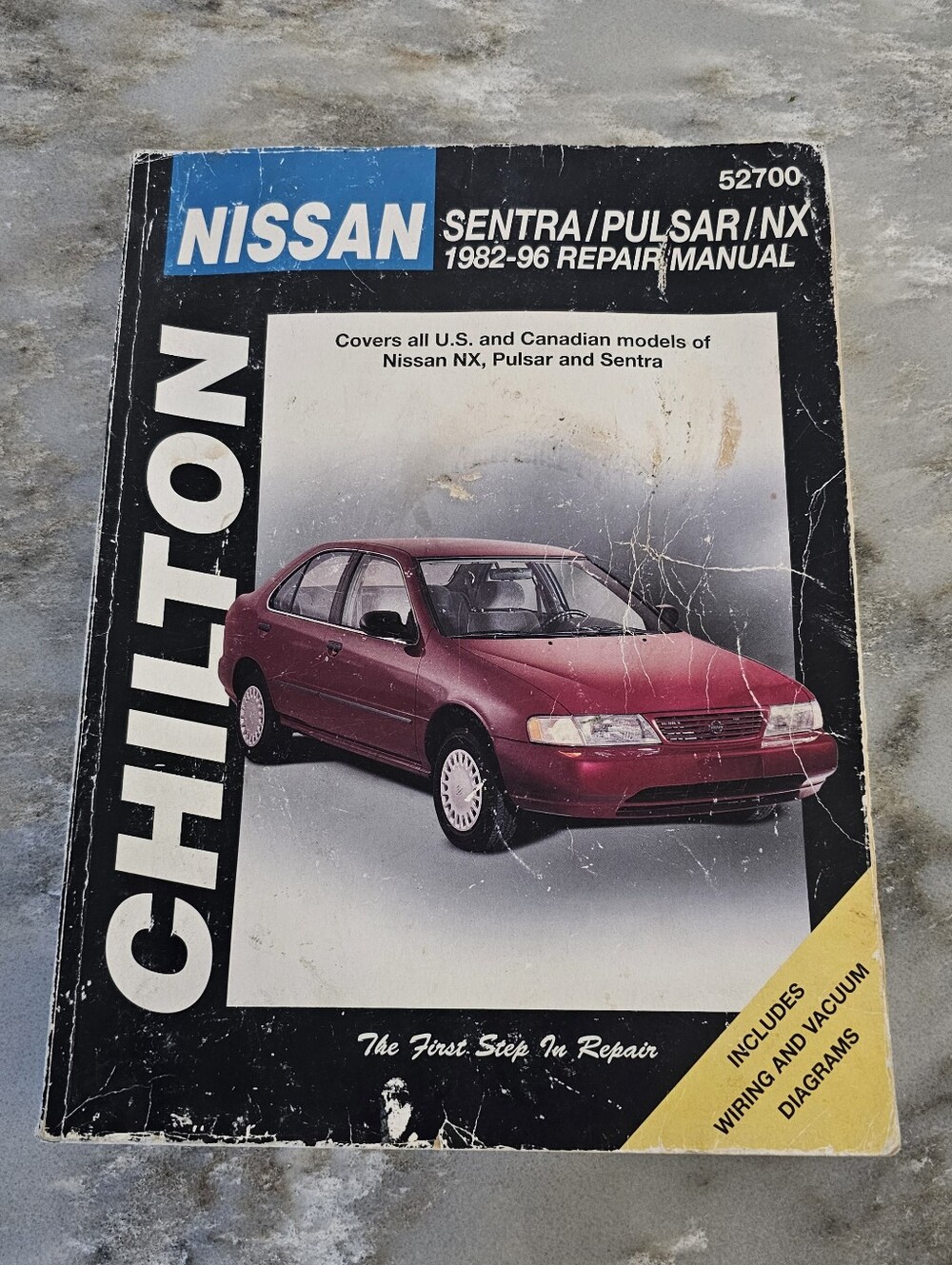 Chilton Nissan Sentra Pulsar NX 1982-1996 Repair Manual 52700 Wiring Diagram OEM